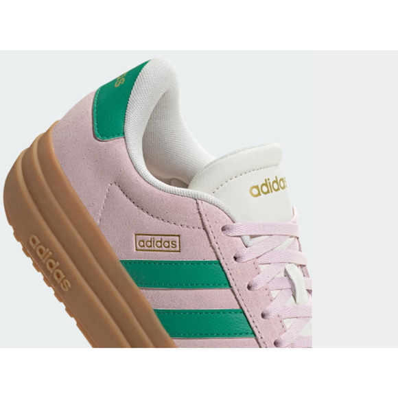 NEW ADIDAS VL Court Bold, Women's 7, White/Mint, JP6916 - Picture 2 of 5